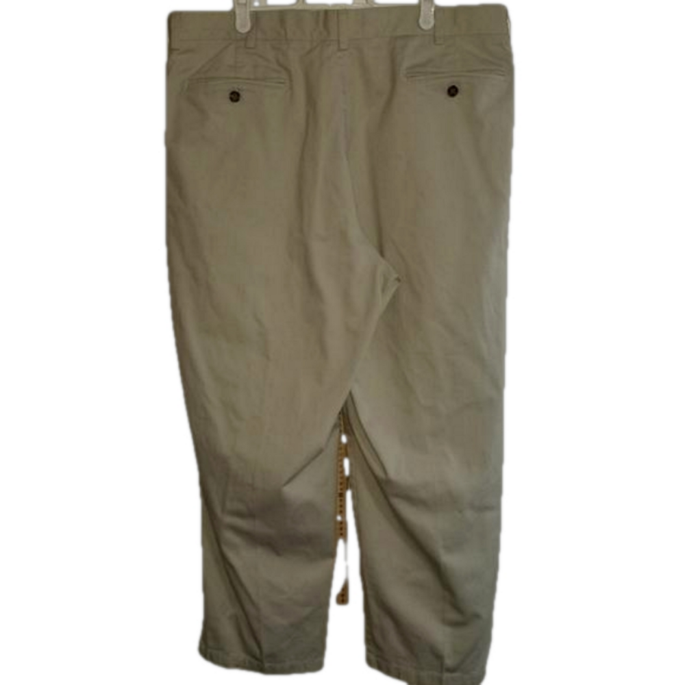 LL Bean Natural Fit Khaki Chinos Tan Size 40x30 - Picture 2 of 9